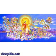 Hình Phật Tây Phương Tiếp Dẫn